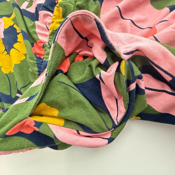 Boden vibrant women Jersey maxi Dress Highland gold pockets Floral size 8L - Picture 8 of 10